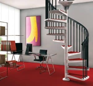tangga rumah minimalis spiral