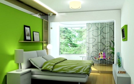  menata kamar tidur warna hijau RumahLia com