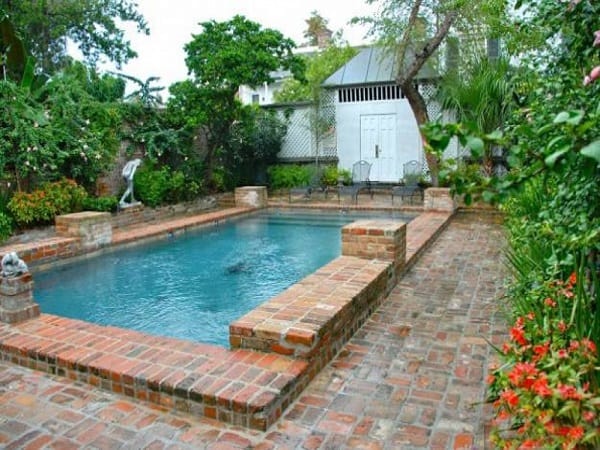 desain rumah minimalis ada kolam renang dan taman - jasa