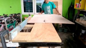 6 Cara  Membuat Meja  TV Dari Multiplek RumahLia com